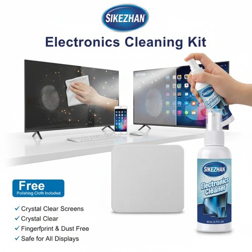 Screen cleaner spray - cleaner, cloth