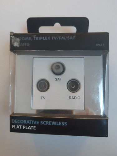 Polished chrome screwless - polished,