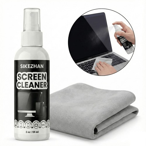 Screen cleaner kit spray - kit, &