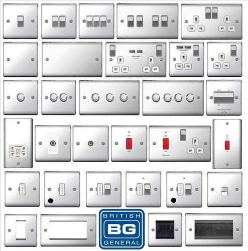 Polished chrome switches - chrome,