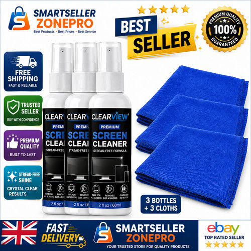 Screen cleaner kit spray - cleaner, &